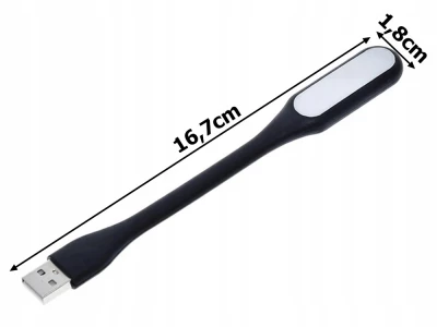 Verk USB Lampička LED černá