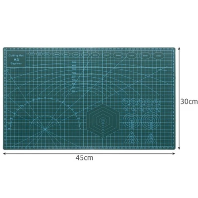 Bigstren 19344 Podložka na rezanie a strihanie obojstranná A3 zelená