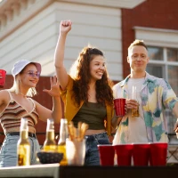 Ruhhy 21232 Sada na pivní hru Beer pong (pivní ping-pong) 