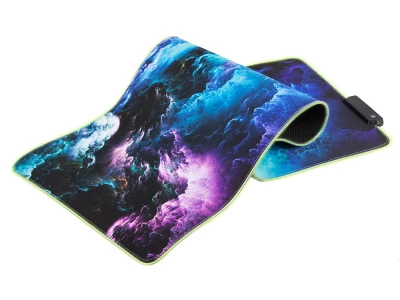 Verk 06267 Herná LED RGB podložka pod klávesnicu a myš 90 x 40 cm XXL