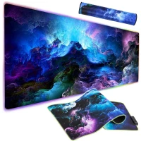 Verk 06268 Herní LED RGB podložka pod klávesnici a myš 80 x 30 cm XL