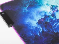 Verk 06268 Herní LED RGB podložka pod klávesnici a myš 80 x 30 cm XL