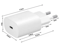 Verk 06279 Nabíjecí adaptér USB C, 20W bílá