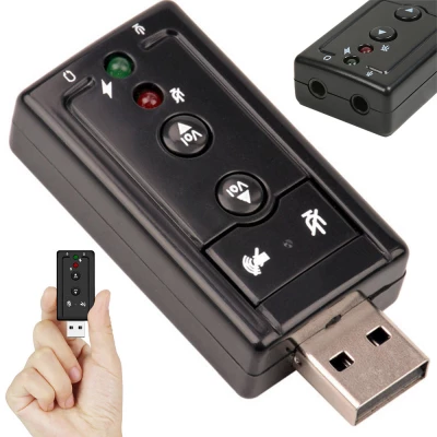 Verk 06283 USB Zvuková karta 7.1 Vitrual 