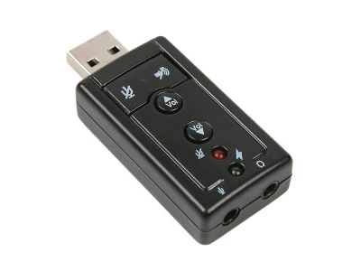Verk 06283 USB Zvuková karta 7.1 Virtual