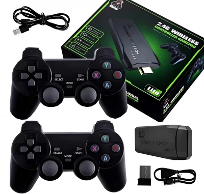GGV TV herní konzole Classic M8 64GB, HDMI, PS1/FC/GB/GBC/MD, 10 000 her