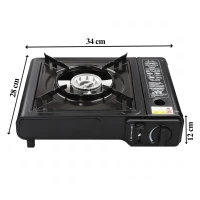 GGV 8124 Kempingový vařič na plynovou kartuš 2,5 kW, 160g/h