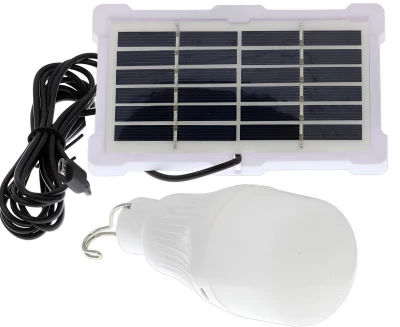 GGV 3164 Turistická LED žárovka se solárním panelem 10W