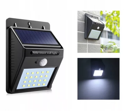 LEDLIGHT 0593 Solárne vonkajšie 30 LED SMD osvetlenie s pohybovým senzorom