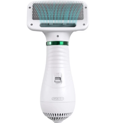 Nuxie 2443 Hřeben s fénem pro domácí zvířata 2 v 1 