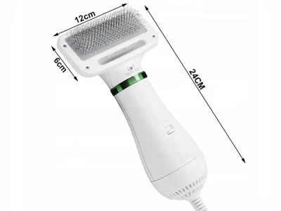 Nuxie 2443 Hřeben s fénem pro domácí zvířata 2 v 1 