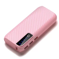 GGV 3053 Power Bank LCD USB svítilna 50 000mAh / LED / 3x USB růžová