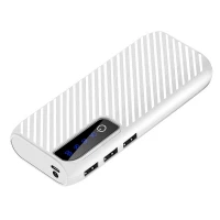 GGV 3053 Power Bank LCD USB svítilna 50 000mAh / LED / 3x USB růžová