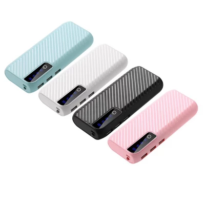 GGV 3053 Power Bank LCD USB svítilna 50 000mAh / LED / 3x USB růžová