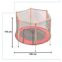 KIK KX4728 Trampolína 140 cm + vonkajšia ochranná sieť
