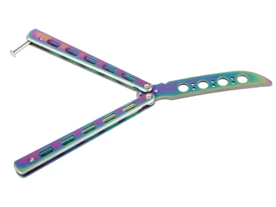 Verk 01839 Nůž Motýlek tréninkový neon
