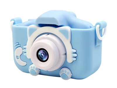 Verk 18257 Dětský digitální fotoaparát kočka modrá
