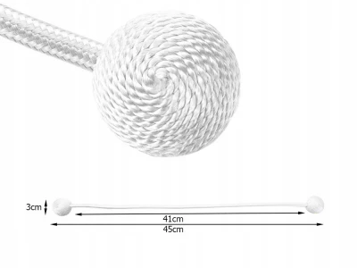 Verk 01848 Magnetická spona na závěsy 2 ks bílá