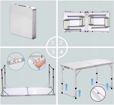 Foxter 1080 Turistický stôl skladací ALU 120 cm