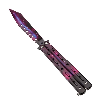 Foxter 1977 Nůž Motýlek Rainbow 23 cm