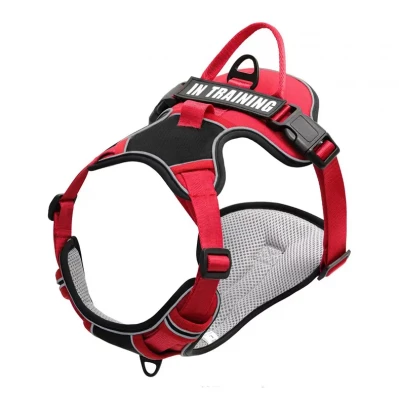 Nuxie 2508 Postroj pro psa vel. M červenočerná