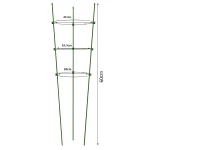 Verk 01894 Kruhová podpera rastlín 60 cm