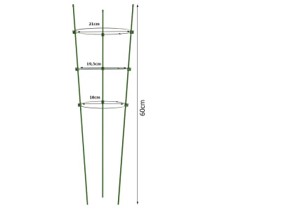 Verk 01894 Kruhová podpera rastlín 60 cm