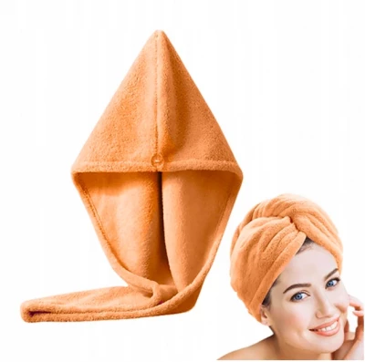 Verk 01625 Turban na vlasy z mikrovlákna modrá