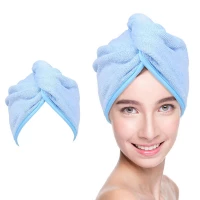 Verk 01625 Turban na vlasy z mikrovlákna fialová