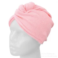 Verk 01625 Turban na vlasy z mikrovlákna fialová