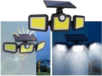 Verk 12282 Solární 103 COB LED osvětlení s PIR čidlem pohybu, IP67, 2400 mAh