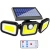 Verk 12282 Solárne 103 COB LED osvetlenie s PIR čidlom pohybu, IP67, 2400 mAh
