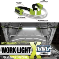 Verk 12286 Flexibilní dílenská LED lampa, magnetická, 125 - 182 cm