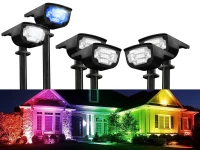 Verk 12287 Zahradní solární LED reflektor RGB, IP65