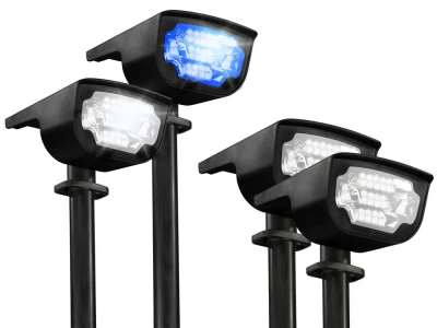 Verk 12287 Zahradní solární LED reflektor RGB, IP65