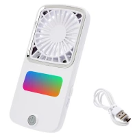 Verk 24415 Mini ručný ventilátor prenosný RGB