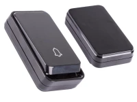 Verk 01844 Bezdrátový zvonek IP44, 1x příjmač , 1x ovladač, 150 m černá