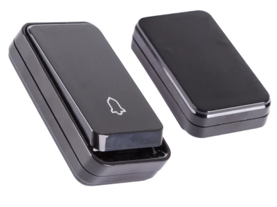 Verk 01844 Bezdrátový zvonek IP44, 1x příjmač , 1x ovladač, 150 m černá