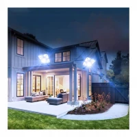 Pronett XJ4935 LED Solární lampa 600 W soumrakový + pohybový senzor, dálkové ovládání