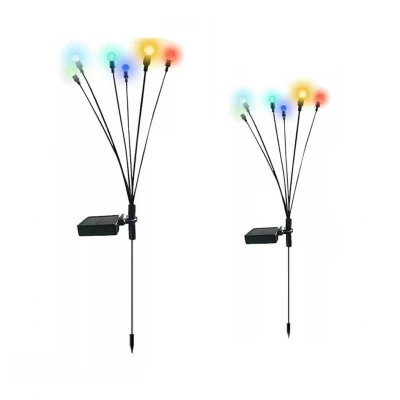 Pronett XJ4861 Zahradní solární LED lampa, RGB, IP65 2 ks