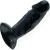 Zmyselné análne dildo s prísavkou 10 cm, čierne