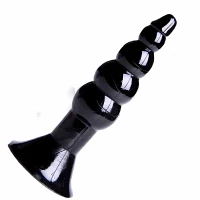 Sensual A50 análny kolík silikónový 11 cm, čierny
