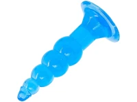 Sensual A50 Silikónový análny kolík 11 cm, modrý