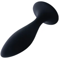Sensual A66 Anální kolík silikonový 9 cm černá