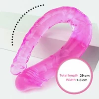 Sensual Double dong 29 cm růžová