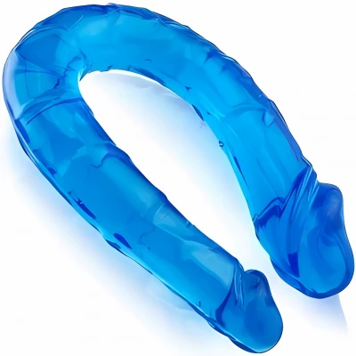 Sensual Double dong 29 cm, modrá