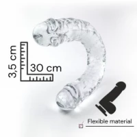 Sensual Double dong 30 cm čírý