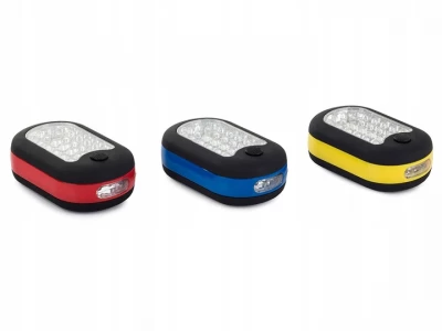 Verk 11010 Svítilna 24 LED s magnetem a háčkem žlutá