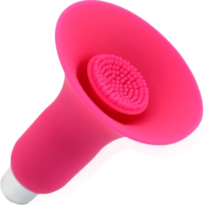 Sensual Stimulační vibrátor na bradavky růžová