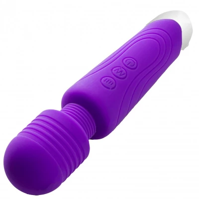 Sensual Masážní hlavice vibrátor 20 programů, fialová